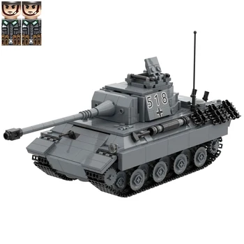 Играчка танк ww2 Panther Ausf G Немски среден танк Военно оръжие Нов Набор от градивни блокове Подарък от 2 фигурки на войници на армията