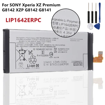 Оригинални Сменяеми Батерия LIP1642ERPC За SONY Xperia XZ Premium G8142 XZP G8142 G8141 Истински Батерията на Телефона 3230 ма