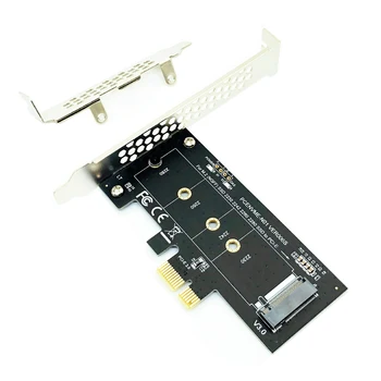Адаптер NVME PCI-E 3.0 x1 M. 2 Конвертор Слотове за ключове NVMe M с Низкопрофильным Група за Samsung PM961 960EVO SM961 PM951 M2 SSD