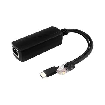 Gigabit сплитер POE 5V3A 1000 Mbit / с Type-C Power over Ethernet за CISCO за HUAWEI за IP-камера за Raspberry Pi 4