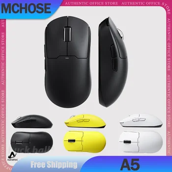 Mchose A5 Pro Max Gamer Mouse 3 Режима на Безжична Мишка с 2.4 G Bluetooth 26000 точки на инч Лек Дизайн PAW3395 Подарък за Киберспортивной Геймерской на Мишката
