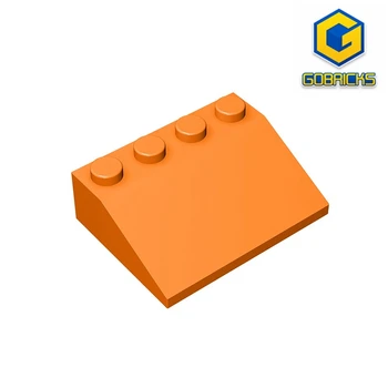 Gobricks GDS-732 КЕРЕМИДИ ЗА ПОКРИВИ 3X4 / 25 - наклонен тухла 3x4, съвместим с 3297 детски играчки, Събира Строителни блокове