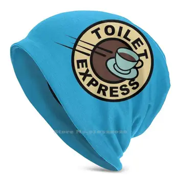 Тоалетна Експрес Участък Crochet-Шапки Есен-Зима Шапки за мъже, жени, деца, тийнейджъри, Кафе Еспресо на зърна, Тоалетна Капучино