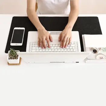 Подложка за офис компютър, бюро Модерен маса от вълна, филц, възглавница за вашия лаптоп, подложка за маса