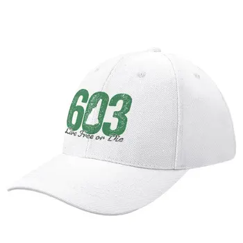 603 New Hampshire Live Free or Die NH Бейзболна шапка Rave Sunhat за мъже и жени
