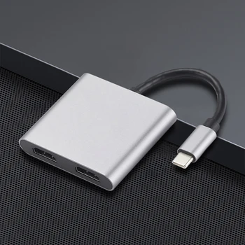 Докинг станция 4K USB3.0 Plug and Play USB Удължител Хъб Поддържа Режим Отразявайки Разширяването на Добро разсейване на топлината за лаптоп
