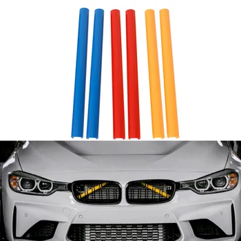 2 елемента Апликации за украса на Предната Решетка на BMW F10 F11 F02 F30 F32 F44 Серия Sport Car Styling Декоративна Рамка Капак F20 F21 F22 F23