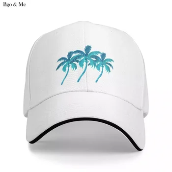 2023 Нови бейзболни шапки с три кокосови палми, дамски шапка с козирка, мъжка шапка