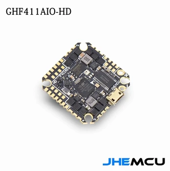JHEMCU GHF411AIO-HD 40A F411 Контролер за полет BLHELIS 40A 4в1 ESC 3-6 S ICM42688P за RC FPV Търтеи с клечка за зъби