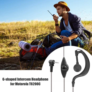 2,5 mm Съединители за слушалки Уоки Токи Слушалки с микрофон ПР слушалки Уоки Токи слушалки богат на функции за поверителност за радио Motorola