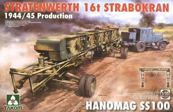 Takom 1/35 2124 Stratenwerth 16T Strabokran 1944/45 Производство Hanomag SS100