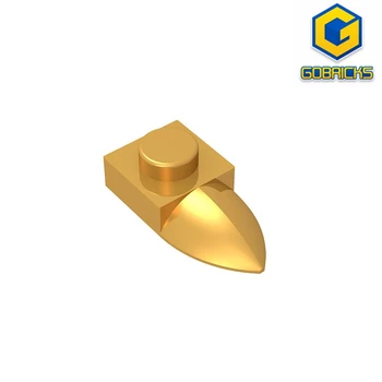 Gobricks GDS-870 Модифициран 1 x 1 с Хоризонтални зъб е съвместим с детски Образователни градивен елемент на lego 49668 49673 