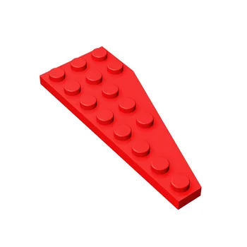 Клин, плоча 8 х 3 от ляво е съвместим с детски играчки lego 50305, градивните елементи на Технически
