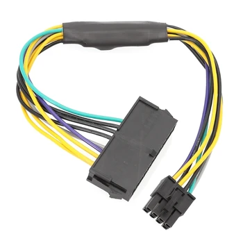 за Optiplex 3020 7020 9020 8- пинов захранващ кабел Кабели ATX от 24 до 8 контакти дължина от 30 см Кабел-адаптер за захранване, Директен доставка