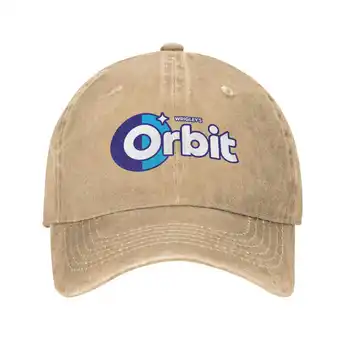 Ежедневни деним шапка с графичен принтом Orbit, вязаная капачка, бейзболна шапка