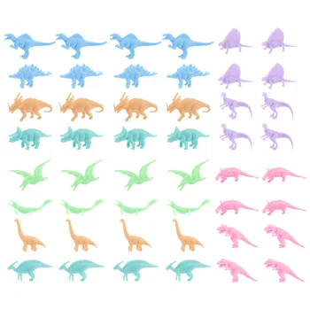 48 бр. твърди мини-модели на динозаври, детски играчки за деца, пълнители за яйца, Великденски пластмасови динозаври
