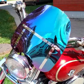 На предното Стъкло За 2006-2017 Harley H-D Dyna Street Fat Bob Custom FXDB FXDBI FXDF 7/8 