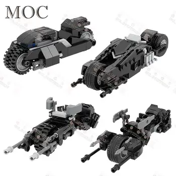 Креативна серия мотоциклети Dark Knight MOC Строителни блокове Фигурки от филма Модел на мотоциклет Орнаменти за Сглобяване на Играчки за деца