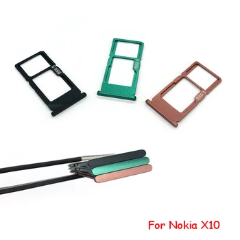 За Nokia X10, X20 X100 С20 plus C21 plus Тава За Sim-карти SD Card Reader Гнездо За четец на Карти на Притежателя Замяна Детайл